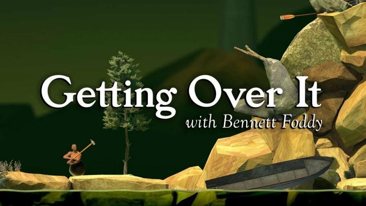 Getting over it спидран. Getting over игра. Getting over it. Игра getting over it with Bennett Foddy. Getting over it with Bennett Foddy.