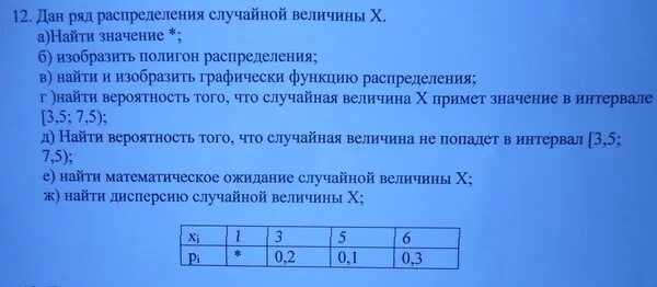 Составьте распределение случайной величины х 5. Ряд распределения случайной величины х. Случайнвя величина Залана рядрсраспределеничя. Случайная величина х задана рядом распределения. Построение ряда распределения случайной величины.