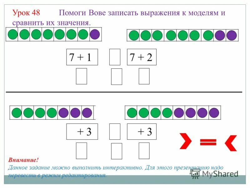 Что узнали чему научились 1 класс школа россии. Задание цифры 1234567. Подвижная игра "помоги кате собрать фантики"описание игры. Урок 48 математика. Урок математики презентация.