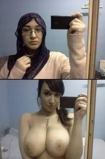 Muslim selfie boob