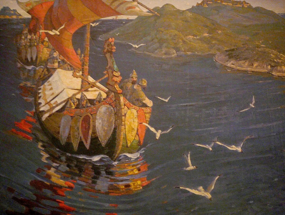 Картина н к рериха заморские гости. Рерих заморские гости 4 класс. Заморские гости план. Рерих заморские гости картина. Заморские гости описание.