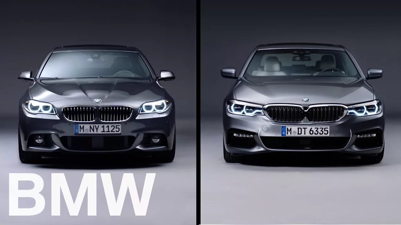 Как отличить бмв. F10 vs g30. БМВ ф10 и g30. BMW f30 vs BMW f10. БМВ 5 7 поколение.