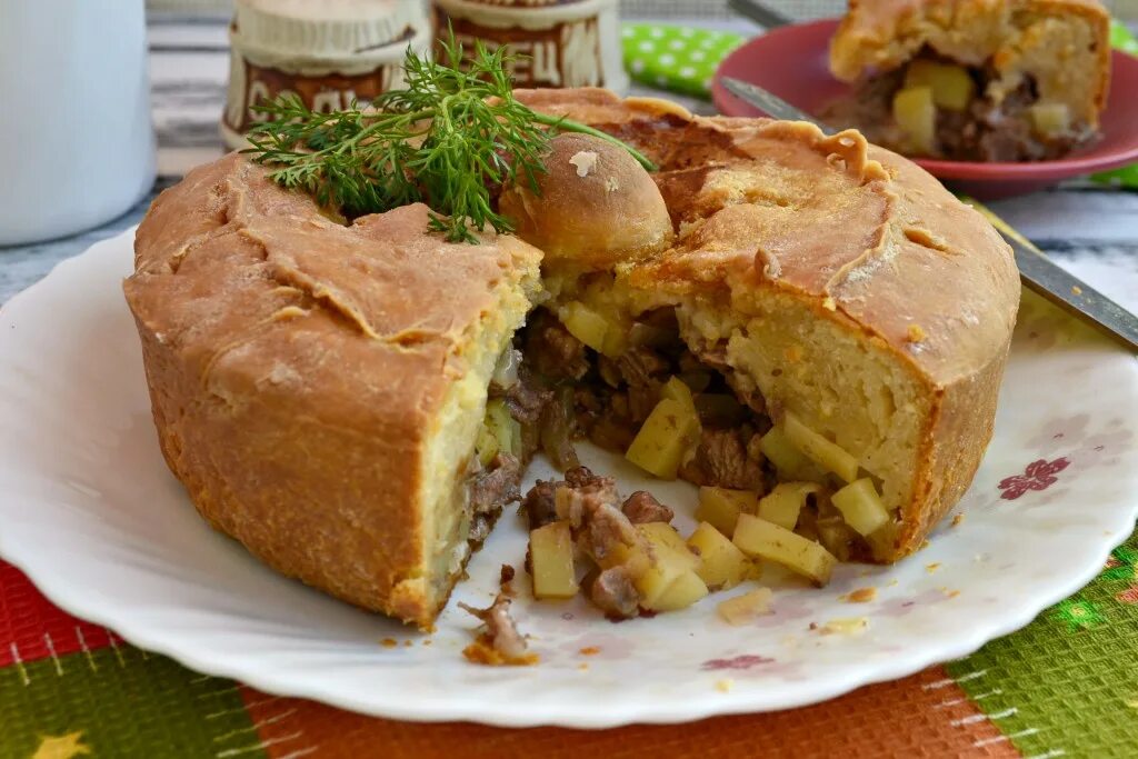 Балиш пирог с мясом
