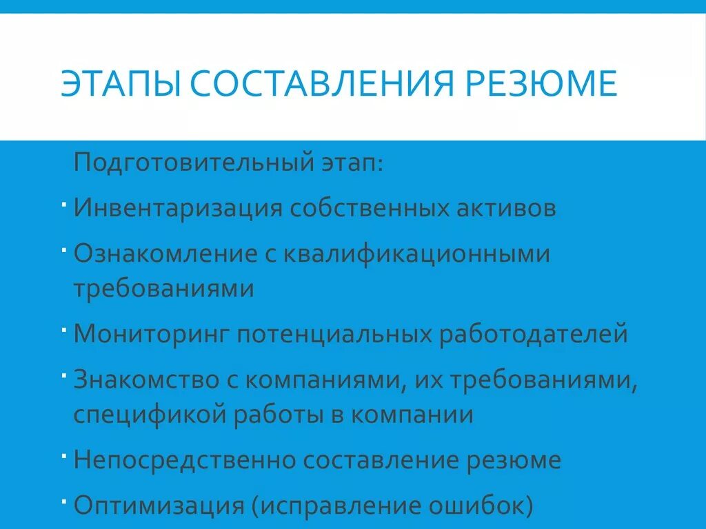 На этом этапе составляет. Этапы составления резюме. Этапы резюме. Резюме проекта составляется на этапе.