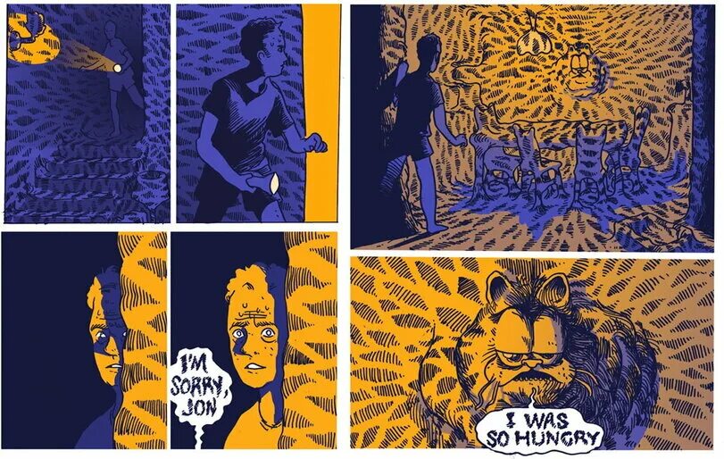 John is than i am. Garfield sorry Jon. Джон Гарфилд комикс.