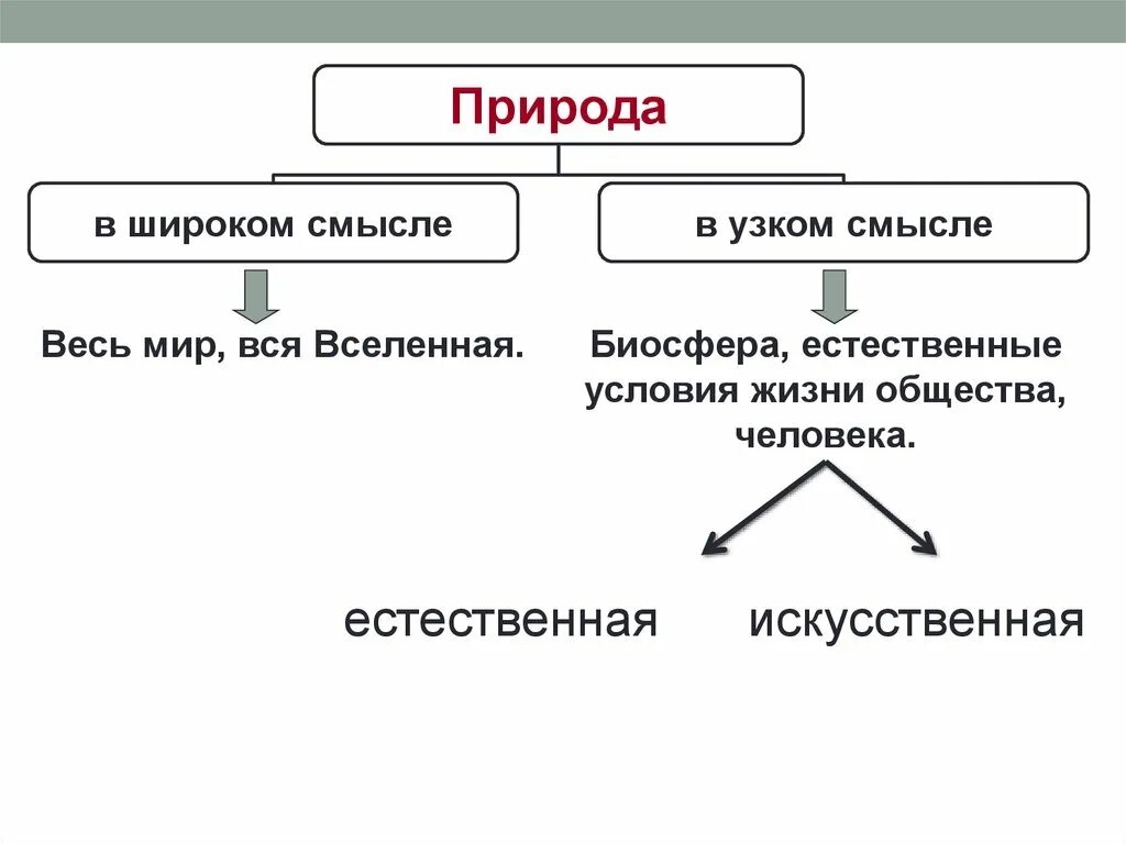 В широком смысле все что создано человеком. Природа в широком смысле. Понятие природа в широком и узком смысле. Природа в узком смысле. Природа в широком и узком смысле Обществознание.