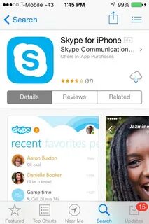 Skype app