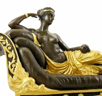 Bronzefigur, Bronzeskulptur, Bronzestatue, Pauline Bonaparte, Venus, Antoni...