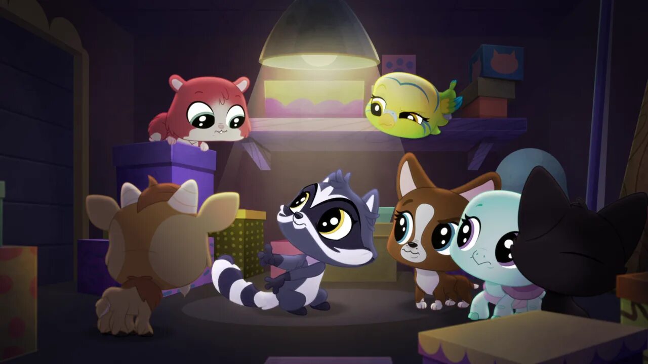 Littlest Pet shop тайный мир питомцев. Лпс Бриттани. Littlest Pet shop Scoot Racoonerson. Адский Страж Pet shop.