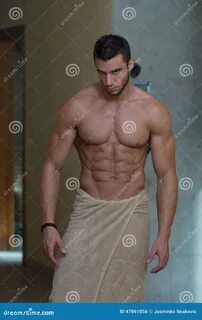 Man Wearing Towel 
