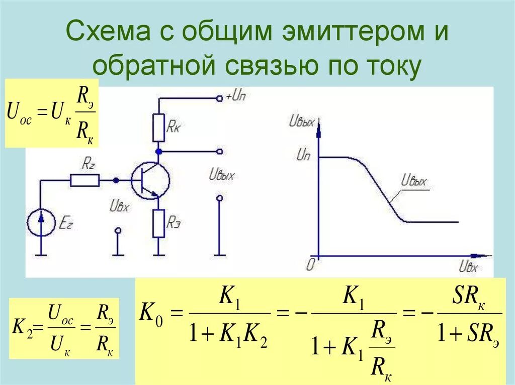 Схема включения биполярного транзистора с общим. Схема включения транзистора с общим эмиттером. Коэффициент усиления транзистора формула. Схема биполярного транзистора с общим эмиттером. Коэффициент усиления по току транзистора в схеме ОЭ.