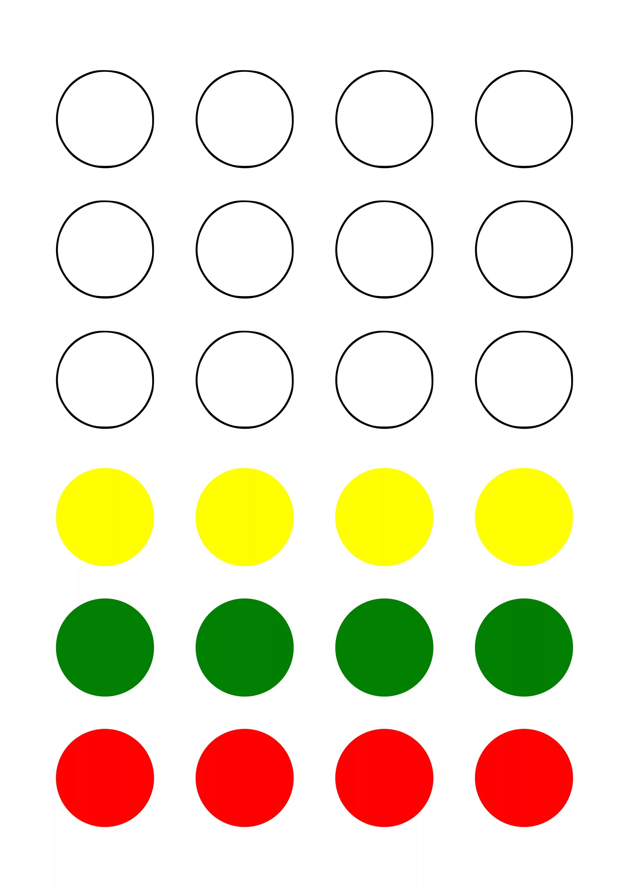 цветные кружочки для детей. кружочки желтого цвета. круги разных размеров. круг раскраска. кружочки для детей распечатать.