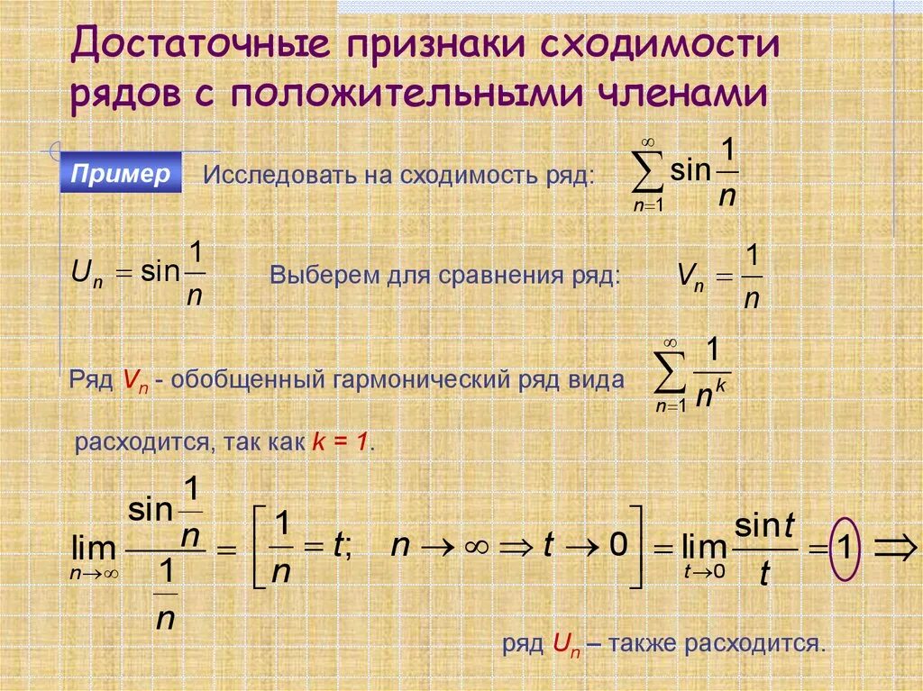 1 признак сходимости рядов. Признак сравнения сходимости рядов. Достаточный признак сходимости ряда. Признаки сходимости числовых рядов. Необходимый и достаточный признак сходимости числового ряда.