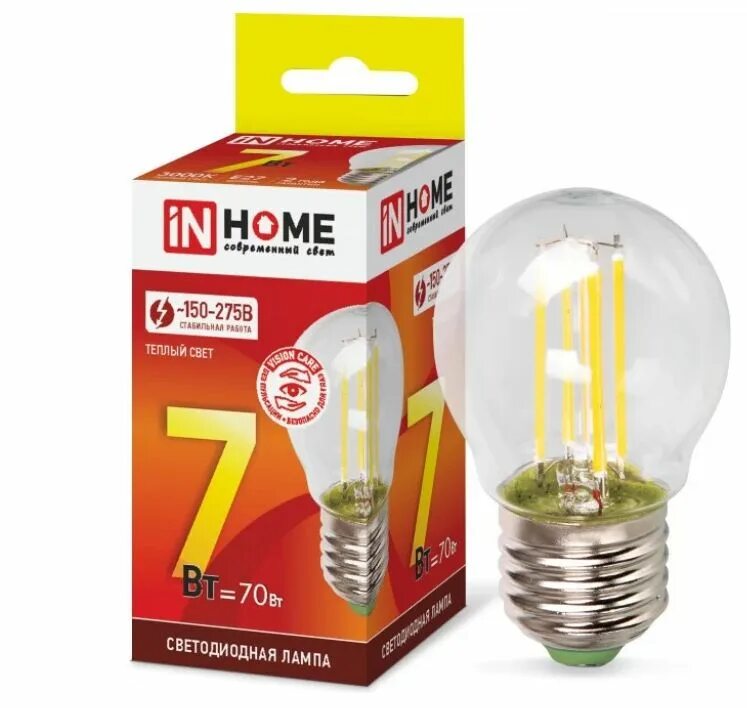 Лампа светодиодная 7вт 3000к. Лампа светодиодная led-a60-deco 13вт 230в е27 6500к 1370лм прозрачная in home. лампа светодиодная е27 мини шар. светодиодная лампочка шар прозрачная е27. лампа светодиодная led шар - 7вт е27 4000к 530100.