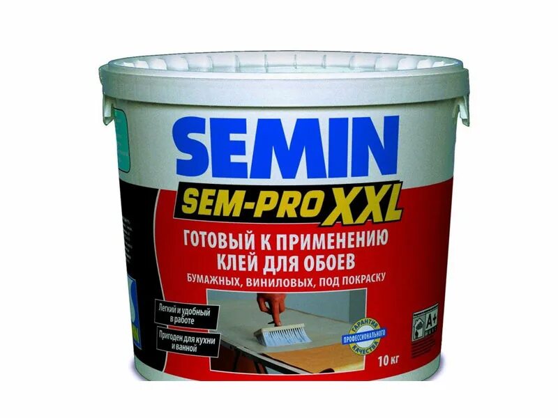 Semin sem murale. Клей Semin 10кг. Клей для обоев sem-Pro XXL 10. Semin клей для обоев 10 кг. Клей для стеклохолста Семин.