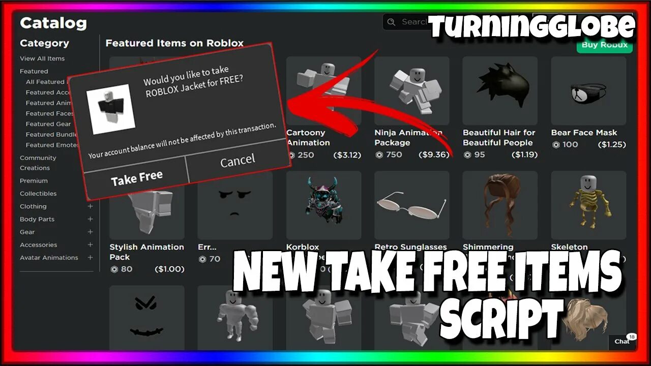 Catalog item roblox. Скрипт на РОБЛОКС чат. Emotes script Roblox. Roblox Hacked items. Free items Roblox.