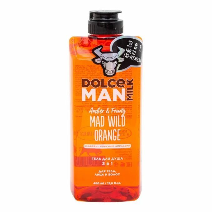 Dolce Milk man гель для душа 3 в 1. Dolce Milk гель для душа мужской 3 в 1 460 мл. Dolce man Milk гель для душа мужской. Гель д/душа Dolce Milk, Бедовый апельсин, 3в1, 460мл. Dolce man гель