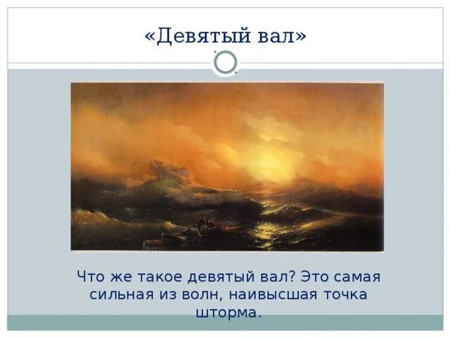 Произведение 9 и 14. Девятый вал. Девятый вал безопасность. Какая волна по счету самая сильная. Девятый вал Курск.