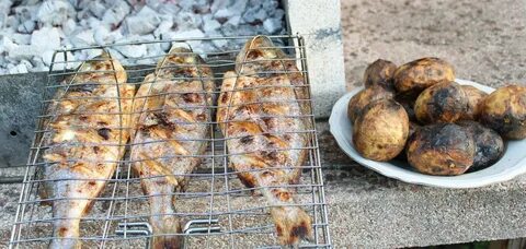 Карась на мангале на решетке рецепт
