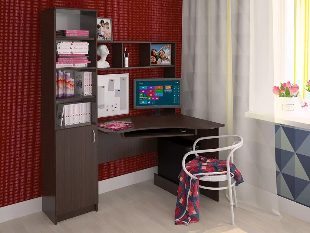 Компьютерный стол с шкафчиками. Письменный стол Интерлиния СК-001. Компьютерный уголок для девочки. Компьютерный стол угловой со шкафчиками. Угловой письменный стол со шкафом.
