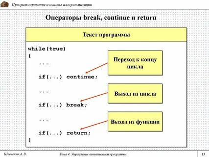 Break c