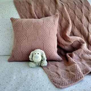 Вязание детского одеяло