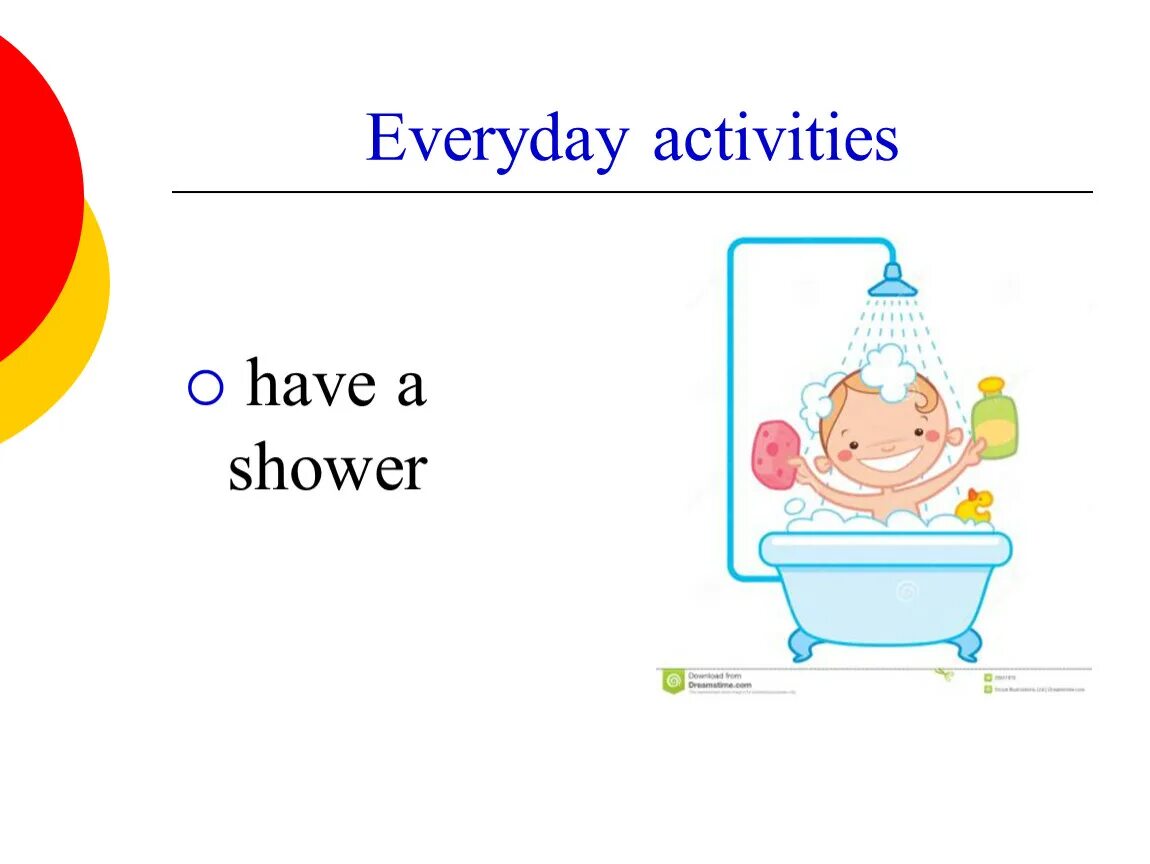 Have a Shower. Предложение с have a Shower. I have a Shower every Day стих. A shower every day