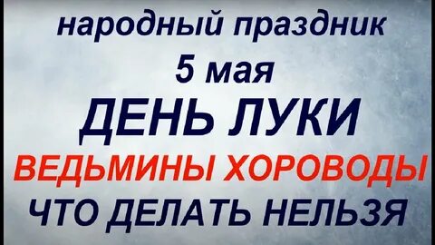 День луки 5 мая