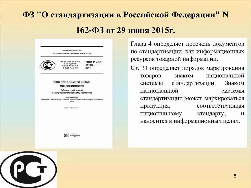 Стандартизация в Российской Федерации. ФЗ О стандартизации в Российской Федерации. ФЗ-162 О стандартизации в Российской Федерации. Документы по стандартизации.