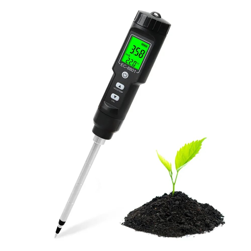 Какой измеритель почвы лучше. Измеритель почвы. Прибор для измерения кислотности почвы. Цифровой тестер почвы. Измерение EC почвы.
