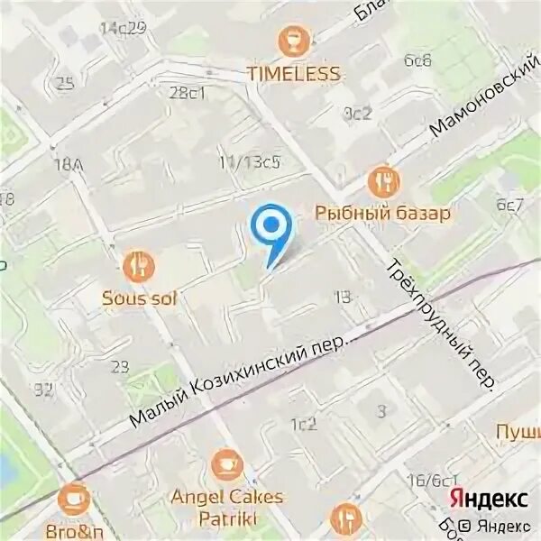 1. Трёхпрудный переулок на карте москвы. Трехпрудный переулок в москве на карте. Тюз москва на карте. Трехпрудный переулок на карте.