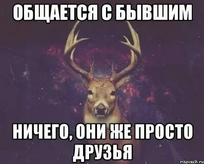 Она общается с бывшим