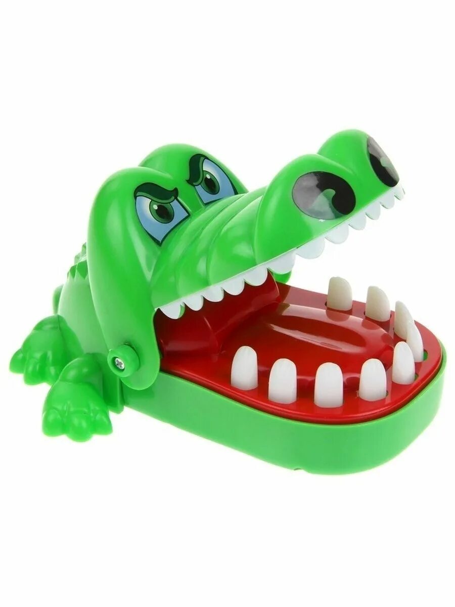 Крокодил Зубастик. Зеленый Зубастик. Игрушка дантист Зубастик динозавр. Крокодил открывает пасть игрушка.