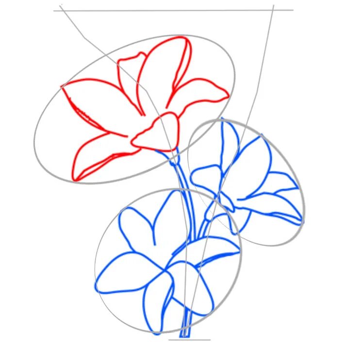Цветы рисунок карандашом. Легкие цветы для рисования. Рисунки карандашом цветы для начинающих. Нарисовать лилию. Букеты рисовать поэтапно