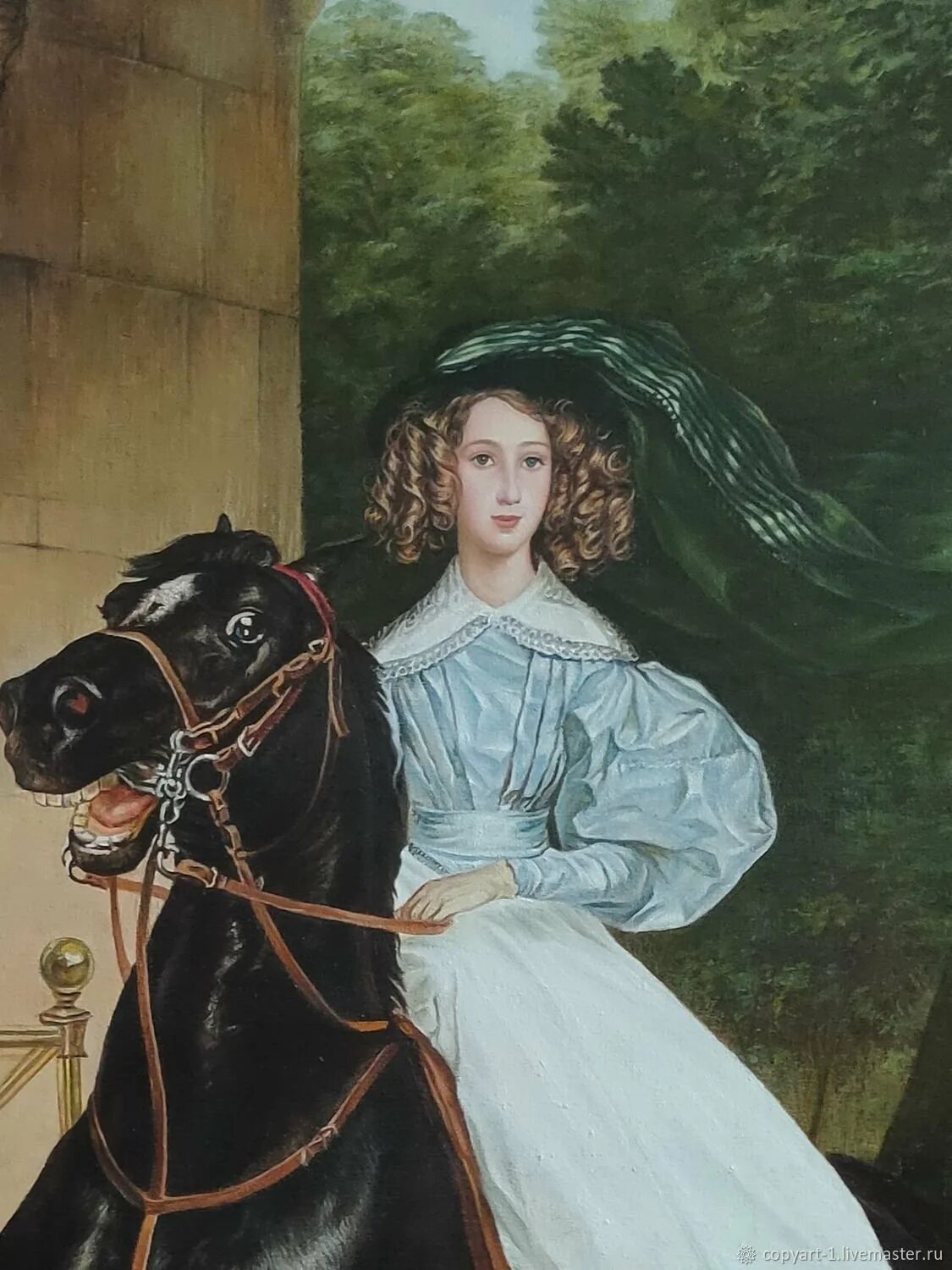 Портрет всадница. Брюллов всадница картина. к п брюллов всадница.