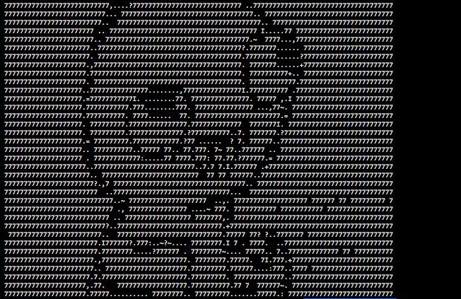 Ascii графикой. Ascii графикой