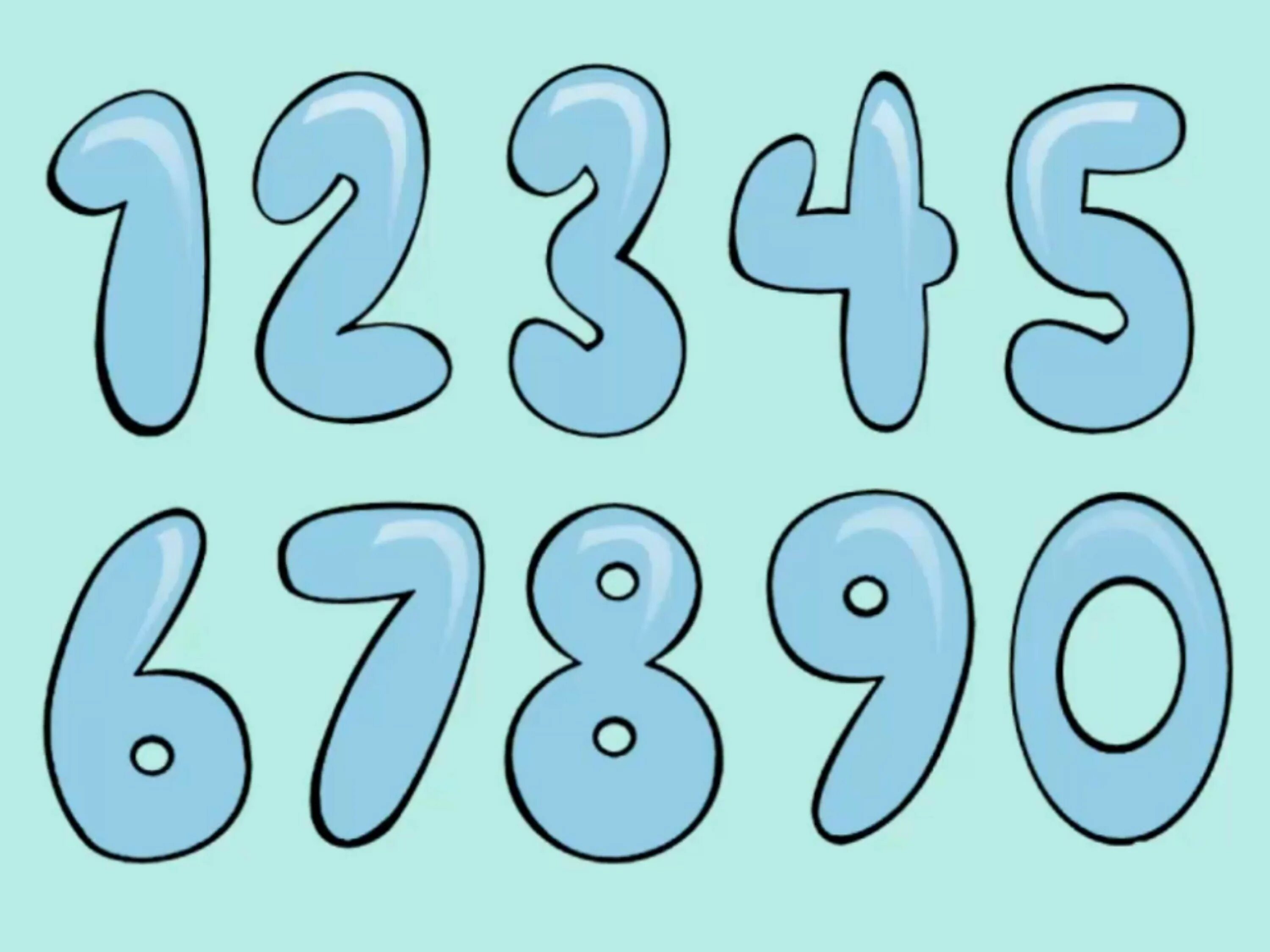 Numbers fonts. Красивые цифры. Разноцветные цифры для детей. Цифры на прозрачном фоне. Красивые цифры для детей.