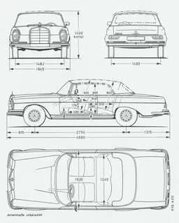 Чертеж mercedes