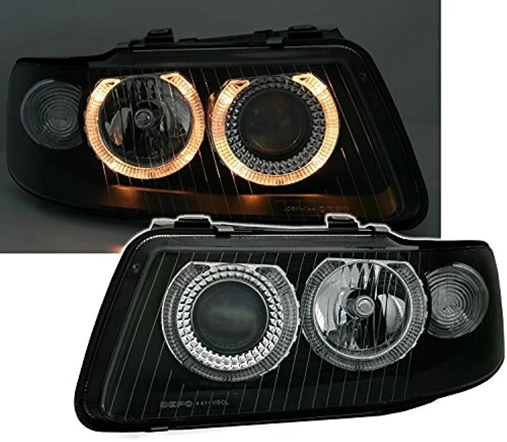 Audi a3 8p 03-08 фары Angel Eyes черные. Audi a3 8p Headlight. Фары Audi a3 8l. Фары ангельские глазки Sonar Jeep WJ.