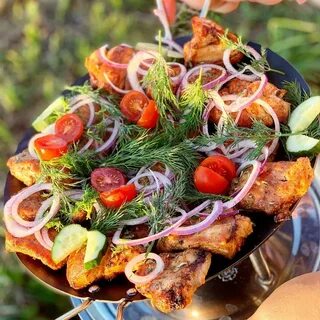 Овощи на садже на костре рецепты