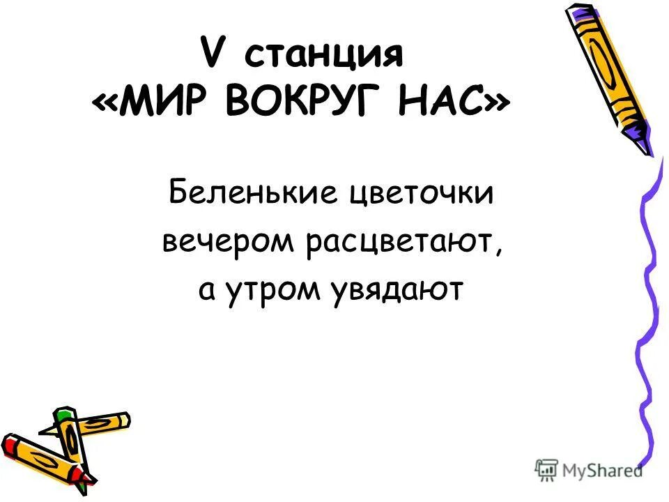 вечером расцветают а утром увядают