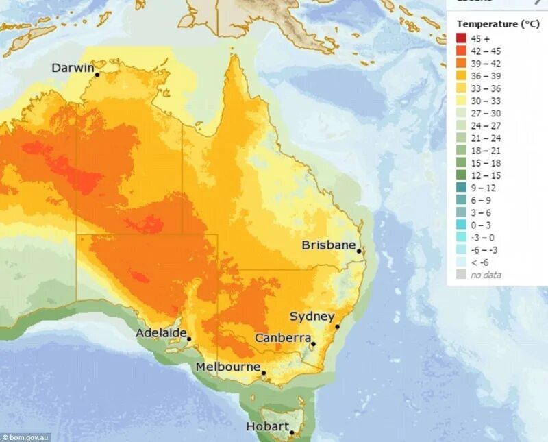Карта температур Австралии. Температурная карта Австралии. Температура в Австралии. Климат в Австралии зимой и летом.
