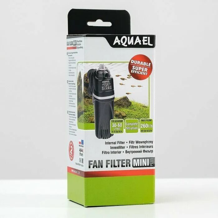Внутренний фильтр Aquael Fan Filter Mini Plus для аквариума 30 60 л 260 л/ч 4.2 Вт. Aquael Fan Mini Plus. Aquael Fan Mini Plus ipx8. Фильтр Aquael Fan-Mini Plus внутренний 260 л/ч (30 - 60л). Фильтр aquael fan mini