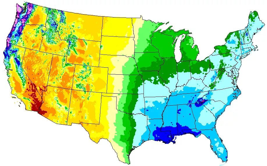 Климат северной америки зимой и летом. Климатическая карта США осадки. Карта осадков США. Климатическая карта США. Климатическая карта осадков США.