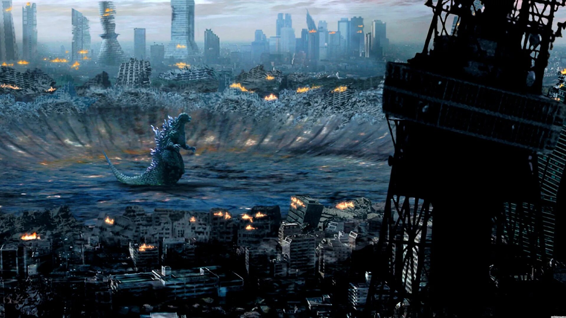 Godzilla final. Годзилла 2014 финал.