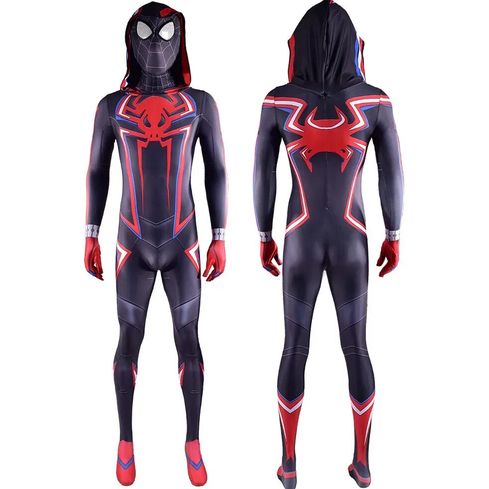 Spider man 2099 costume. Костюм майлз конец. Майлз моралес костюм. Костюм человека паука майлз моралес. Майлз моралес первый костюм.