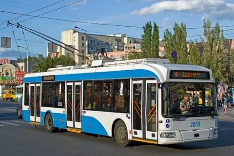 Как ездит троллейбус