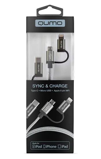 Qumo type c. Кабель qumo usb 3.0 - type c. qumo lightning 8-pin mfi - usb type-c серый 1 м. кабель lightning - type-c оплетка металлическая пружинка qumo. под углом переходник lightning micro usb.