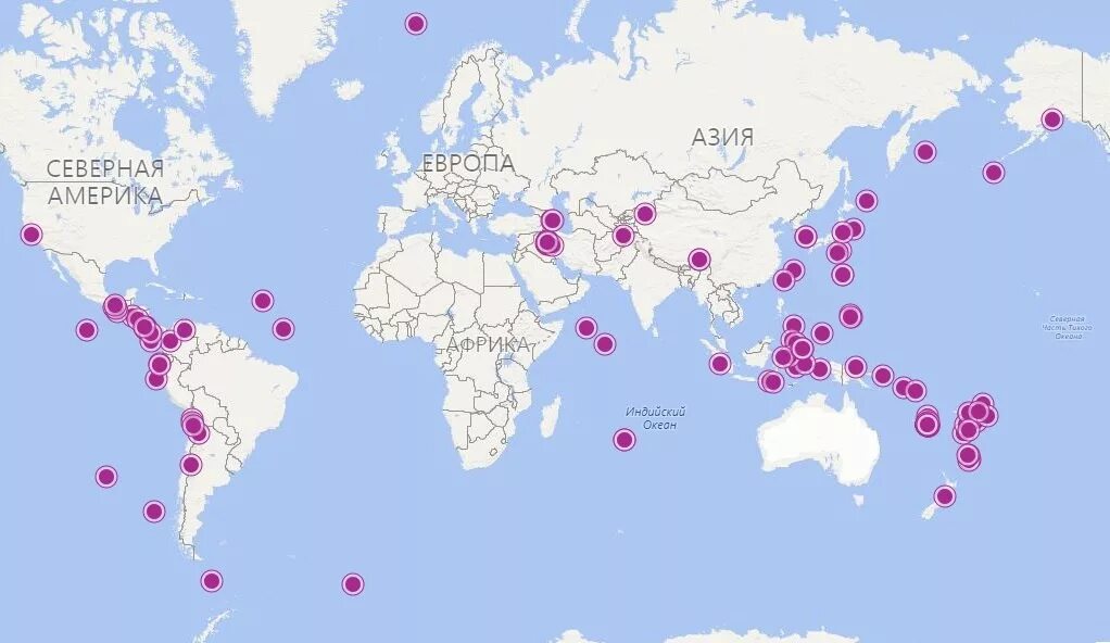 Карта последних землетрясений в мире. Эпицентр землетрясения на карте. Карта землетрясений за последние 5 лет. Страны на территории которых происходят частые землетрясения