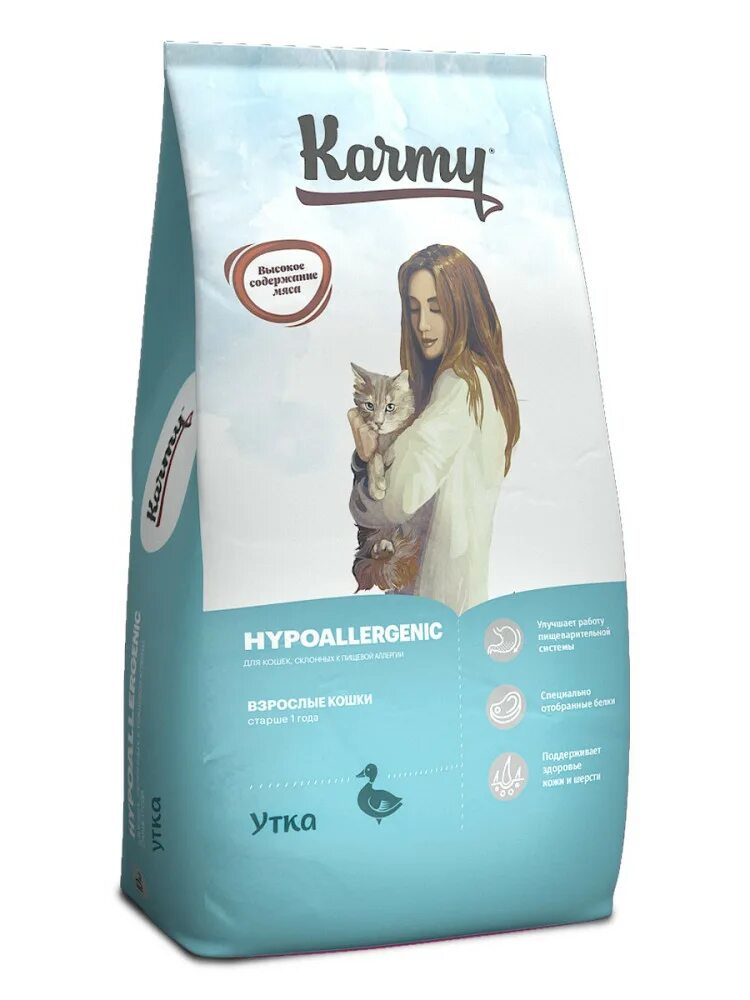 Карми сухой корм для кошек. Karmy гипоаллергенный утка 10кг.. Karmy Sterilized для кошек. Карми гипоаллергенный корм для кошек.